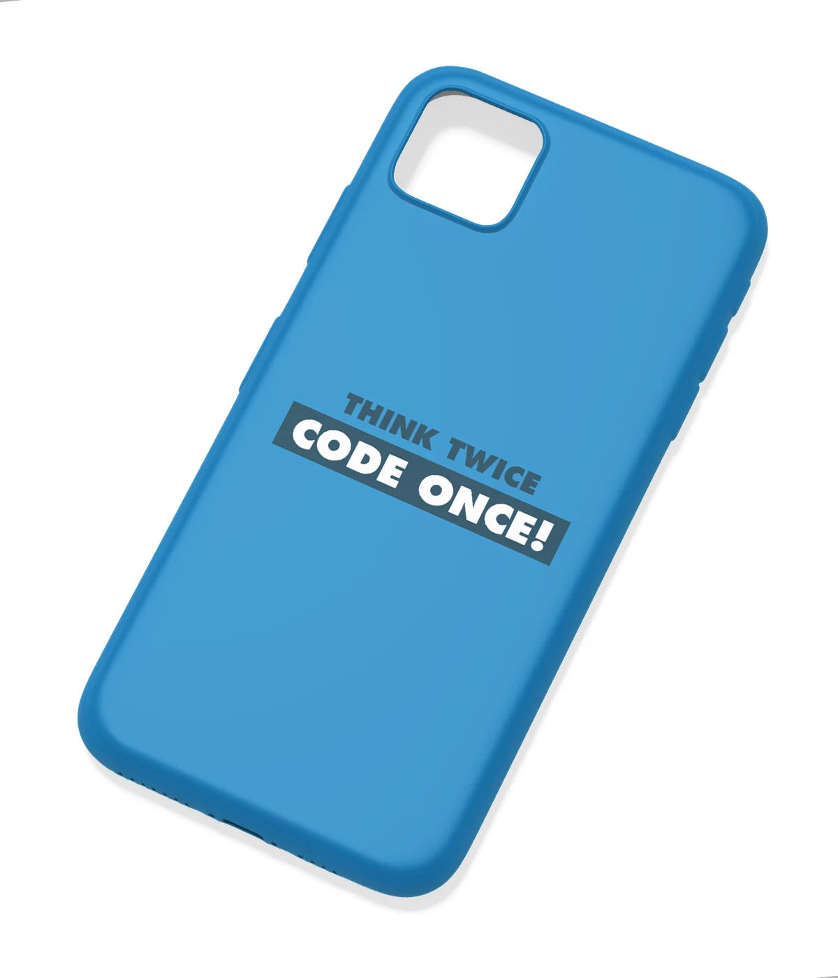 An angled view of a soft silicone case featuring a colorful design.