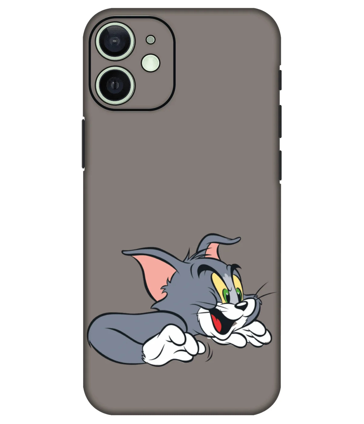 Image of a phone case featuring a mobile skin with a graphic design.