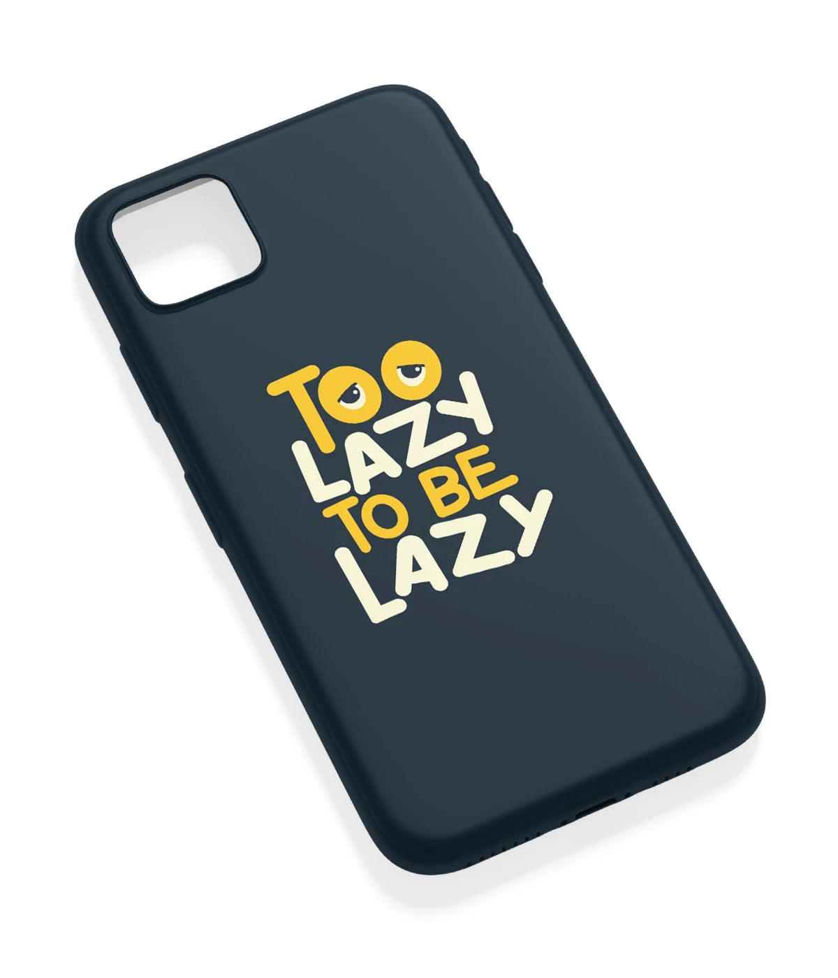 An angled view of a soft silicone case featuring a vibrant design.