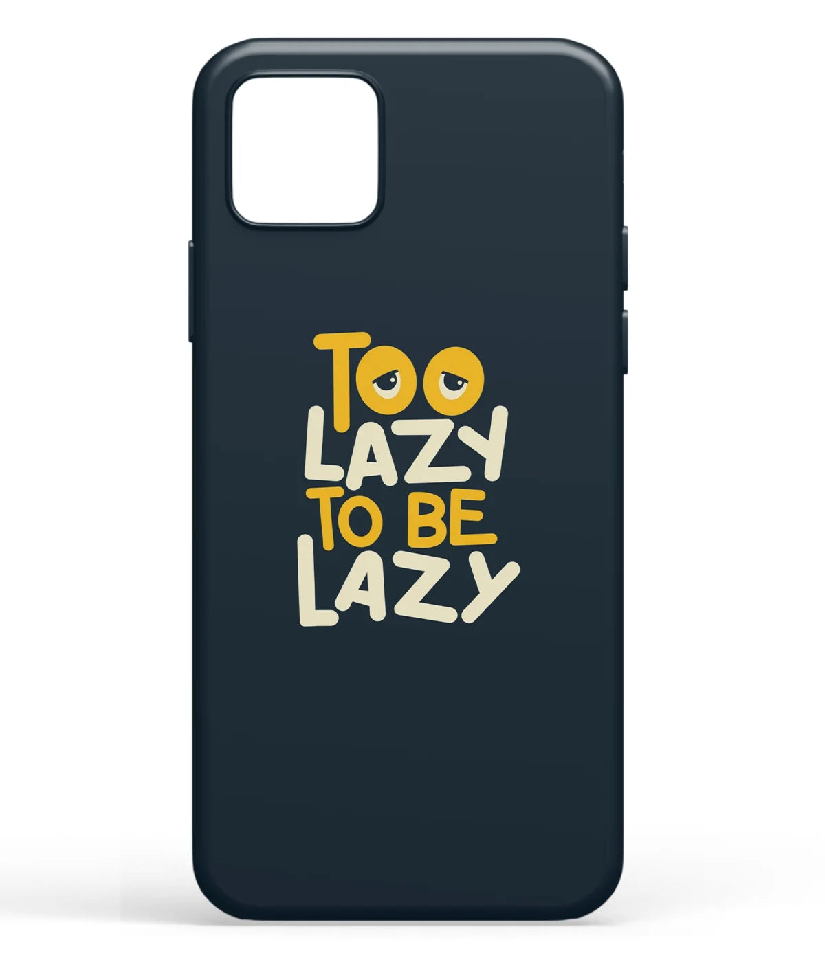 A front-on view of soft silicone phone case with a colorful design.