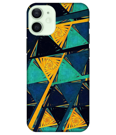 A product shot of a slim hard case with a colorful design.