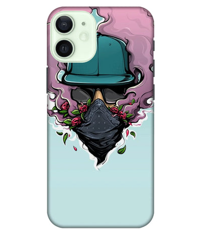 A product shot of a slim hard case with a colorful design.