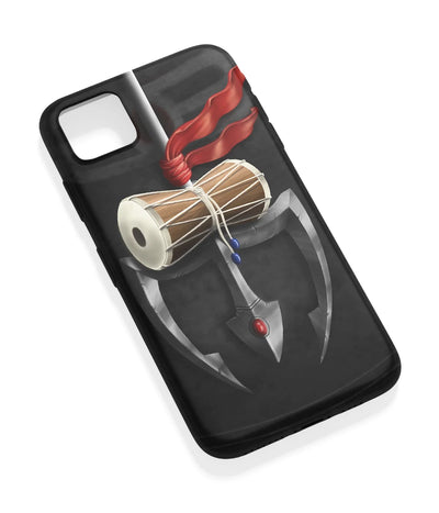 An angled view of a soft silicone case featuring a vibrant design.