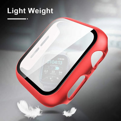 Image demonstrating ultra-lightweight and slim profile of Apple watch case, designed to provide heavy-duty protection without adding bulk to the wrist.
