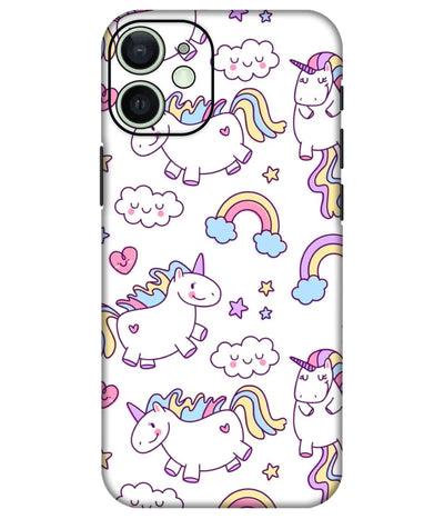 Image of a phone case featuring a mobile skin with a graphic design.