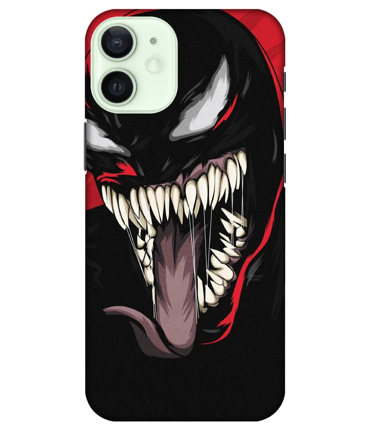 A product shot of a slim hard case with a colorful design.