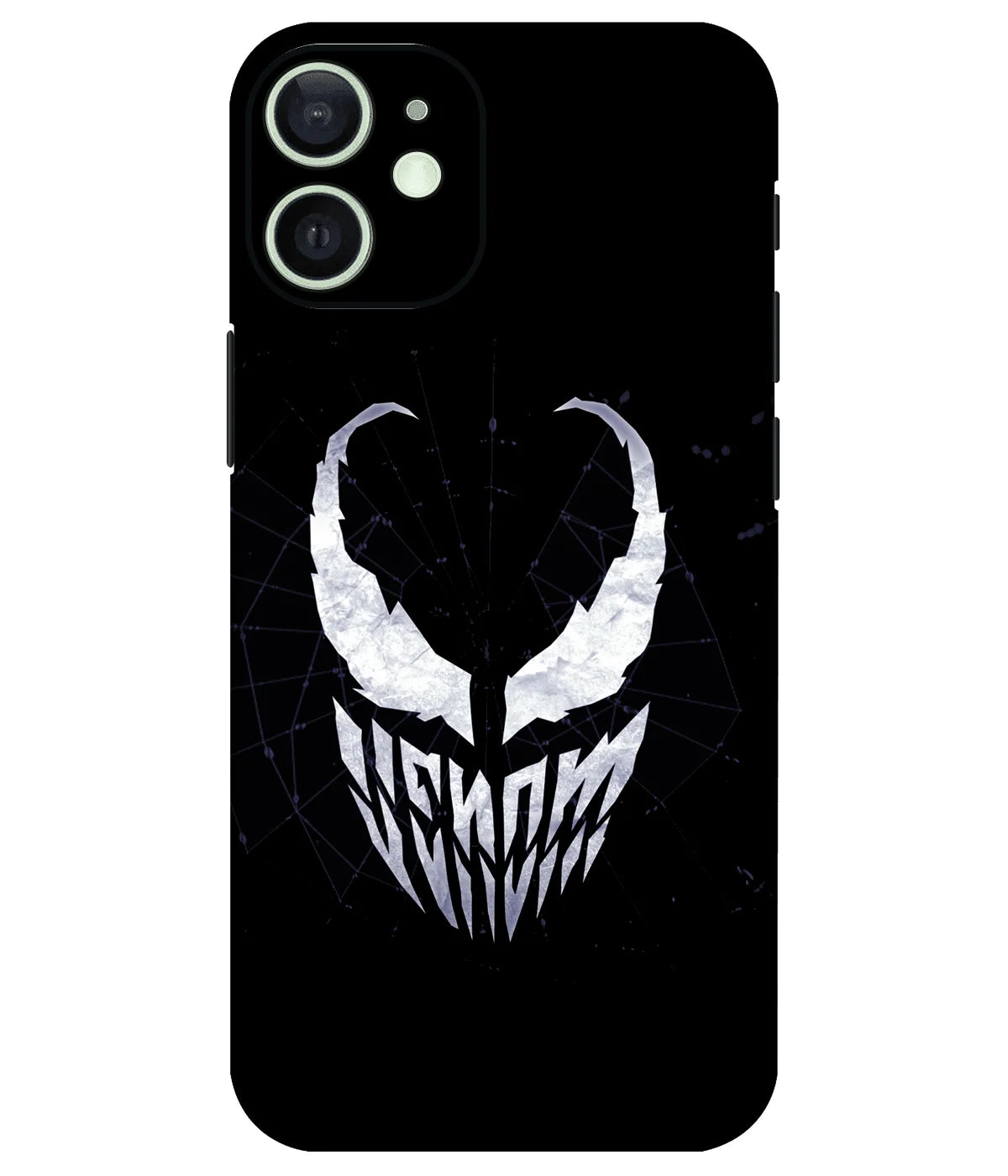 Image of a phone case featuring a mobile skin with a graphic design.