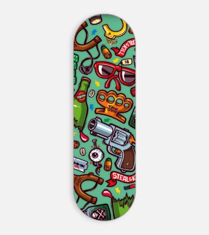 Violence Symbols Illustration Phone Grip Slider