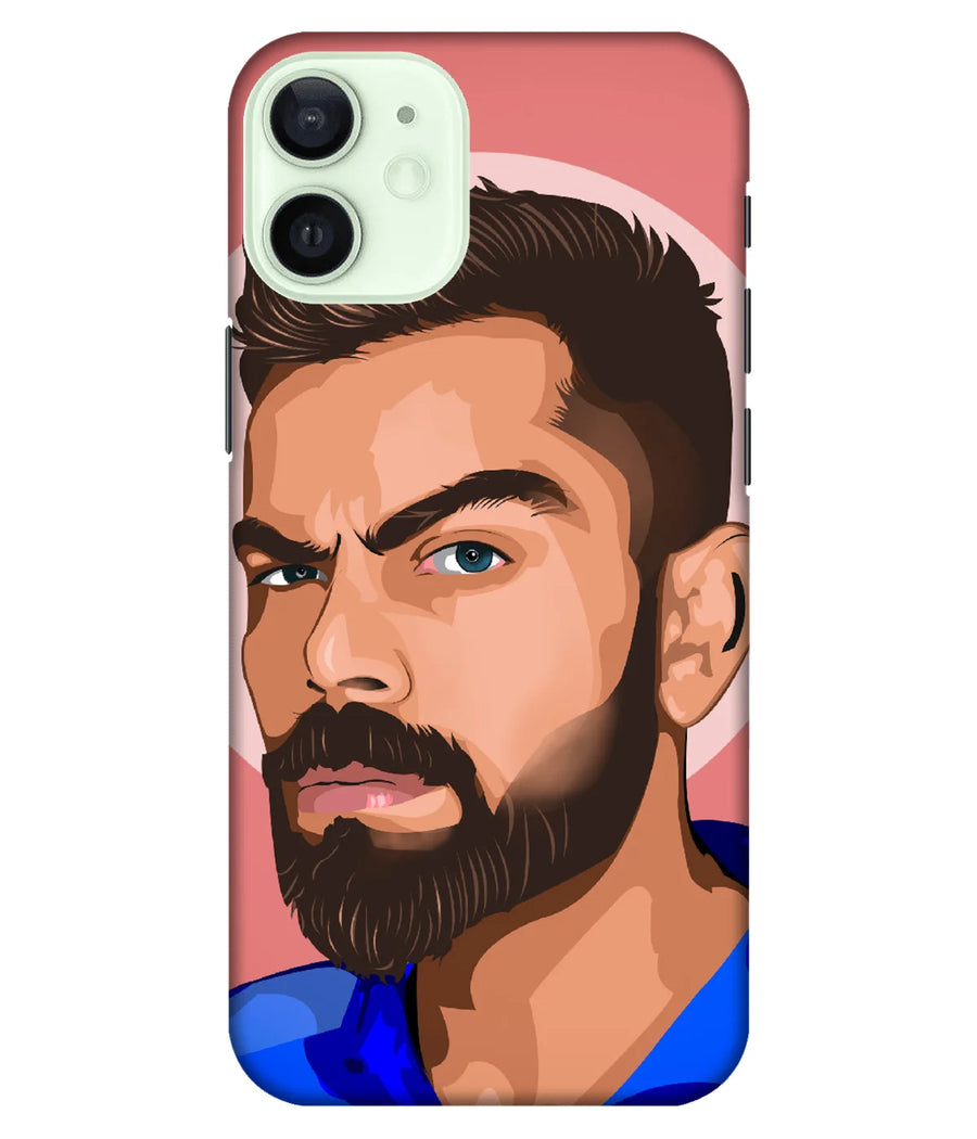 Virat Kohli Paint Art Slim Hard Case