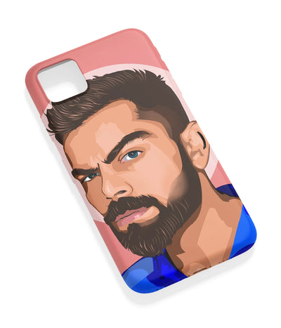 An angled view of a soft silicone case featuring a vibrant design.