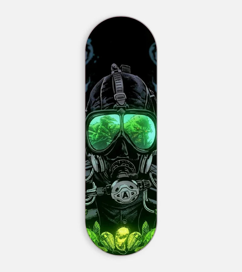 Virus Mask Artwork Phone Grip Slider
