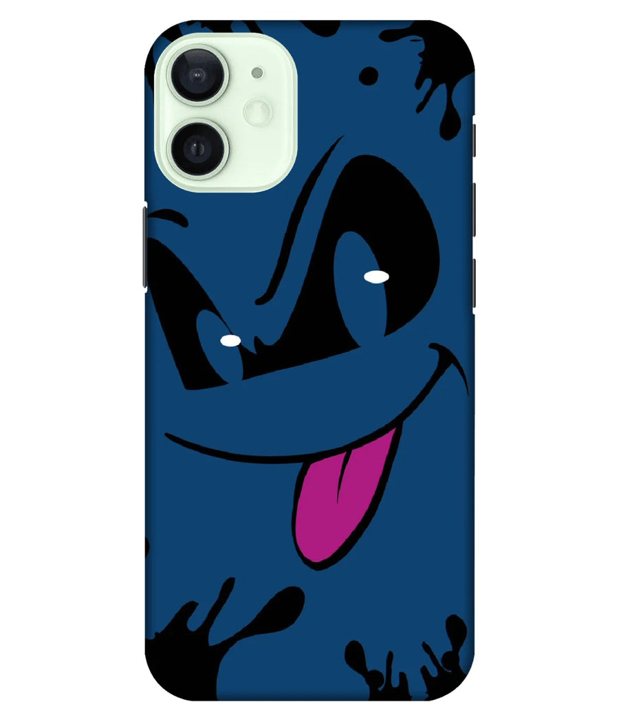 Wacky Emoji Art Blue Slim Hard Case