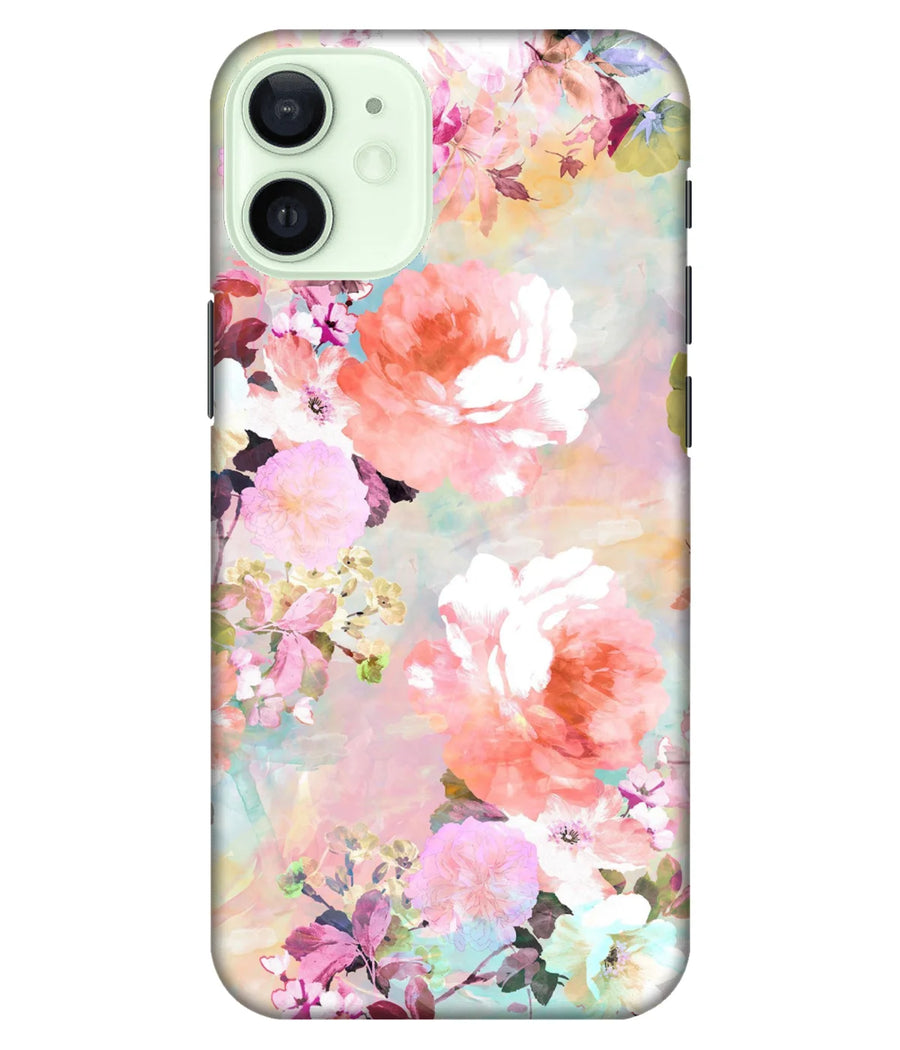 Watercolour Flowers Art Slim Hard Case