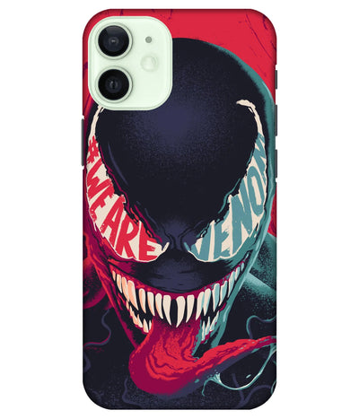 A product shot of a slim hard case with a colorful design.