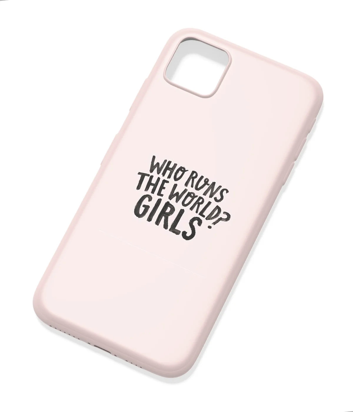 An angled view of a soft silicone case featuring a colorful design.