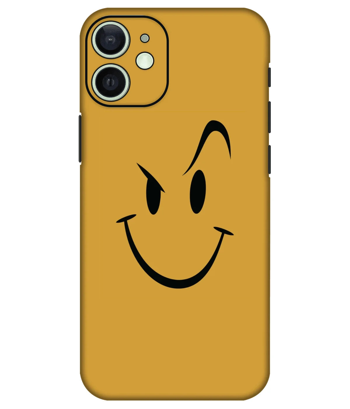Image of a phone case featuring a mobile skin with a graphic design.