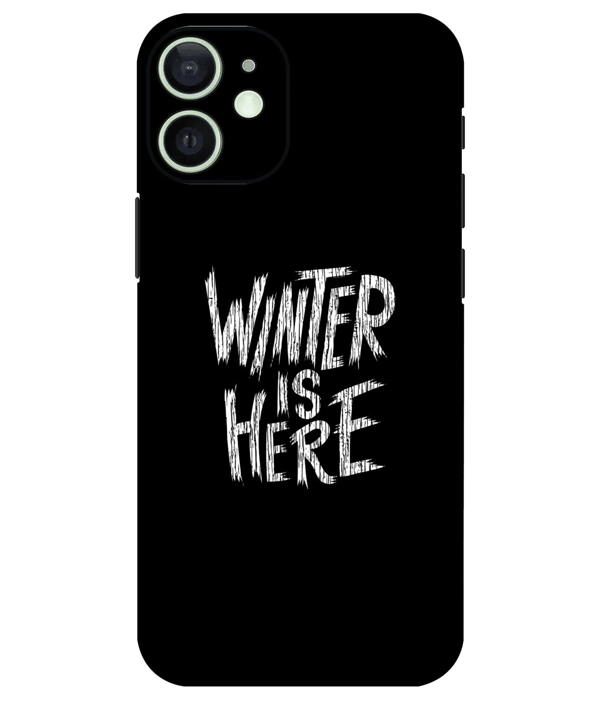 Image of a phone case featuring a mobile skin with a graphic design.