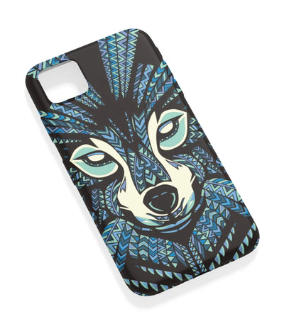 An angled view of a soft silicone case featuring a vibrant design.
