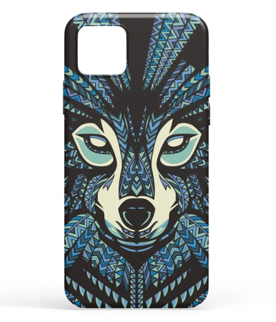 A front-on view of soft silicone phone case with a colorful design.