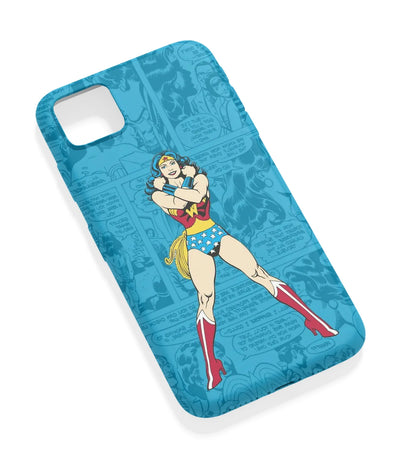 An angled view of a soft silicone case featuring a vibrant design.