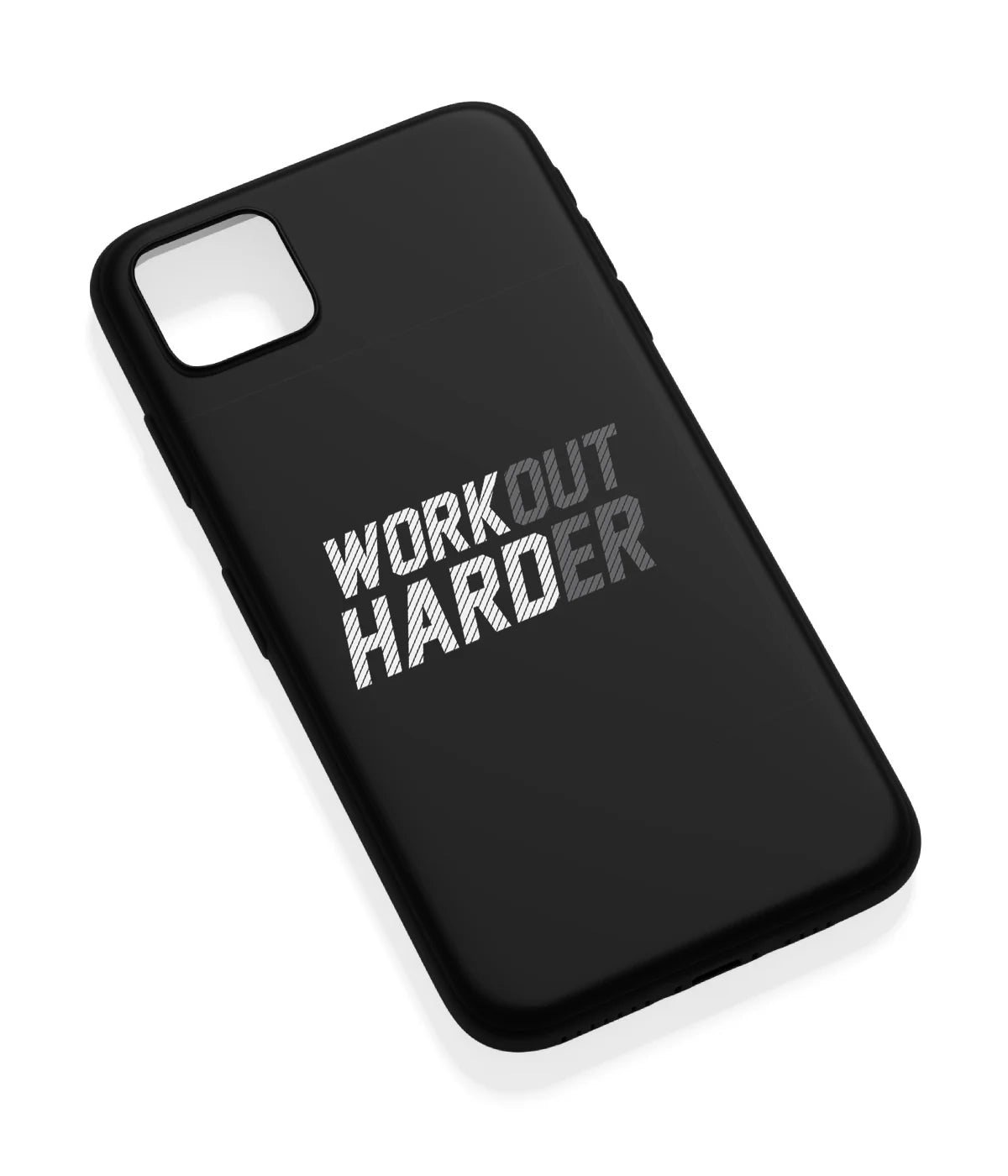 An angled view of a soft silicone case featuring a vibrant design.