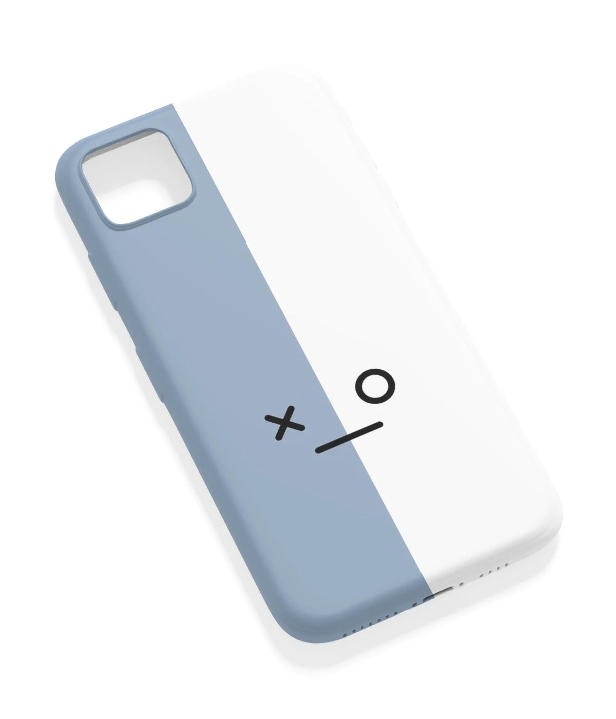 An angled view of a soft silicone case featuring a vibrant design.