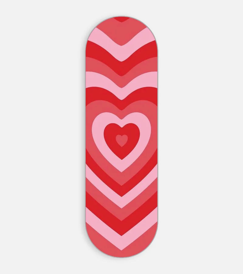 Y2K Heart Red Phone Grip Slider