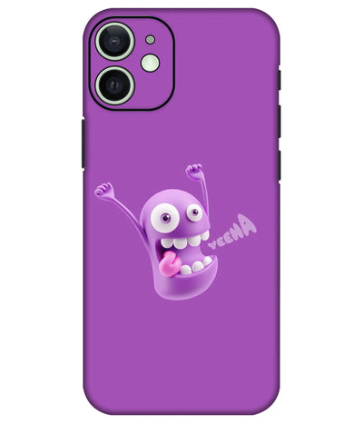 Image of a phone case featuring a mobile skin with a graphic design.
