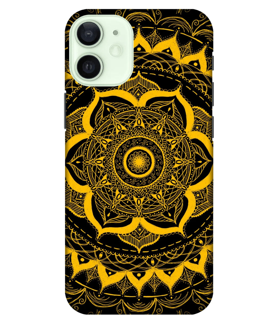 Yellow Mandala Art Slim Hard Case