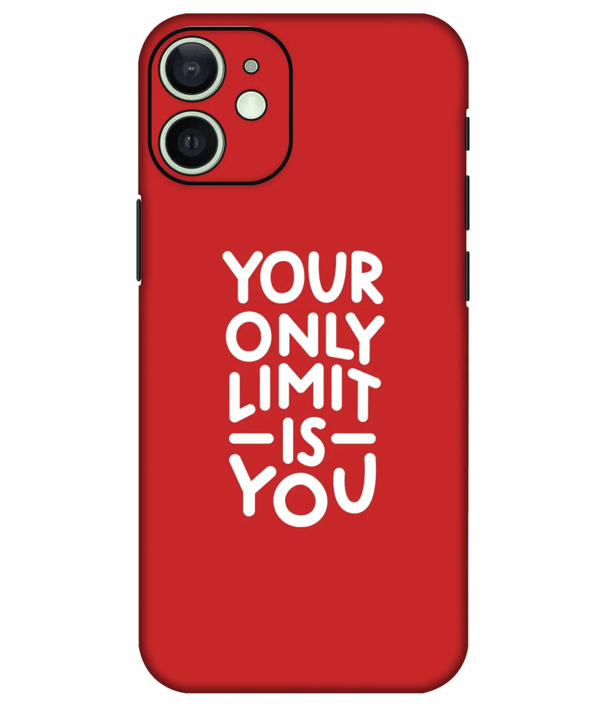 Image of a phone case featuring a mobile skin with a graphic design.