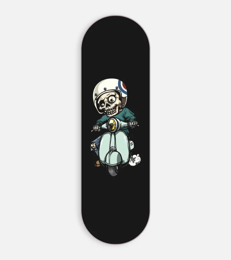 Zombie On Scoter Phone Grip Slider