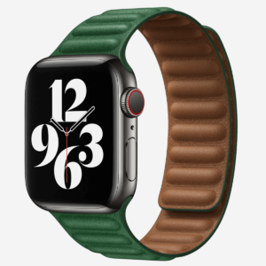 Apple Magnetic Leather Watchband Cyprus Green (38/40/41mm)