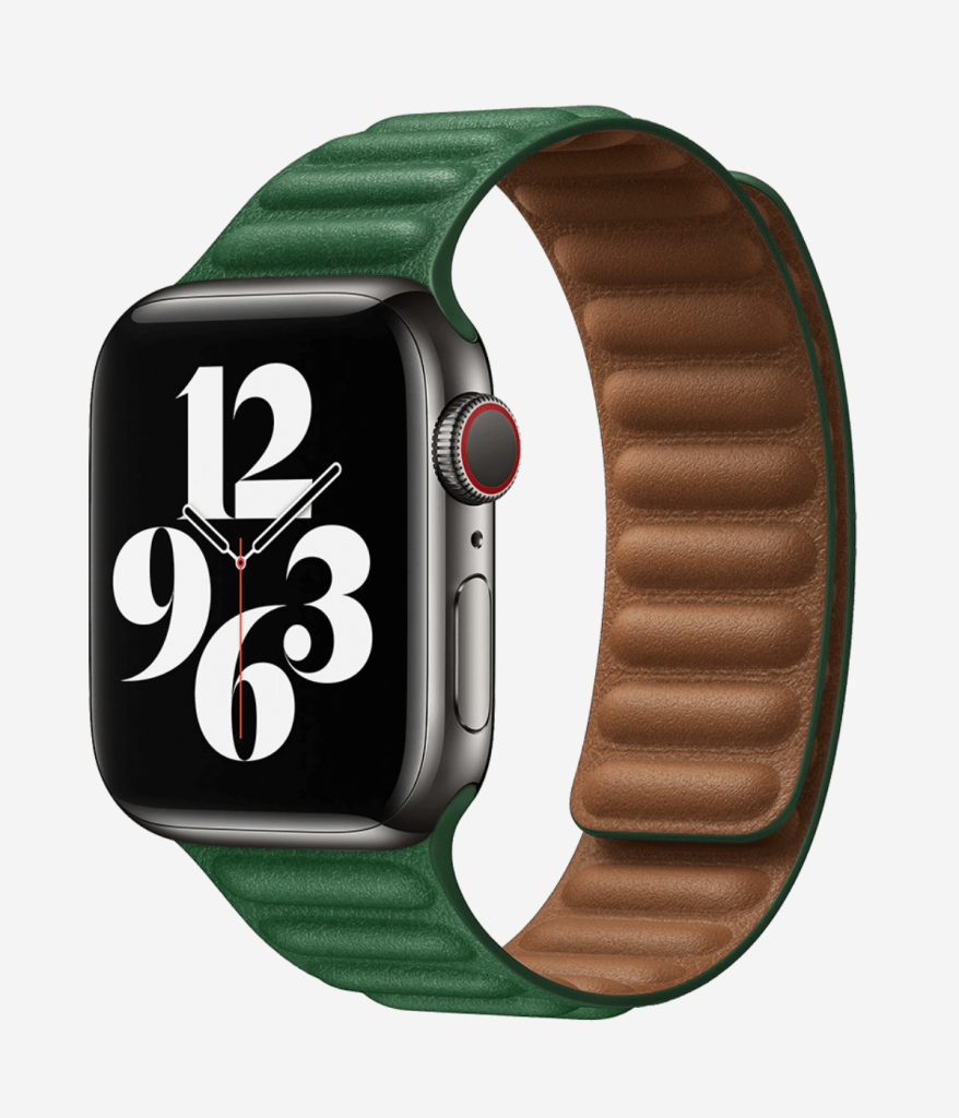 Apple Magnetic Leather Watchband Cyprus Green (38/40/41mm)