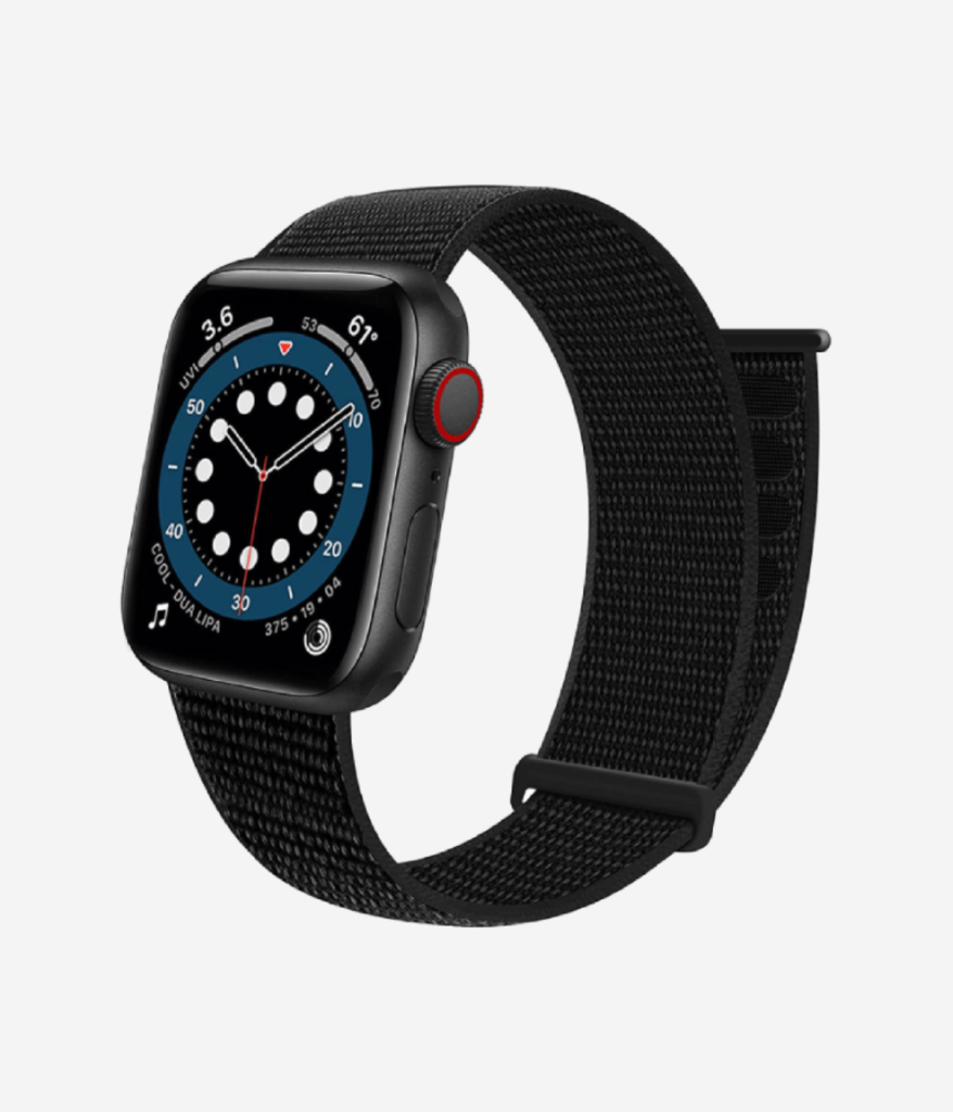 Apple Nylon Sports Watchband  Black  (42/44/45mm)