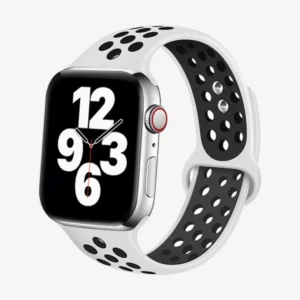 Apple Sports Silicone Watchband White-Black (38/40/41mm)