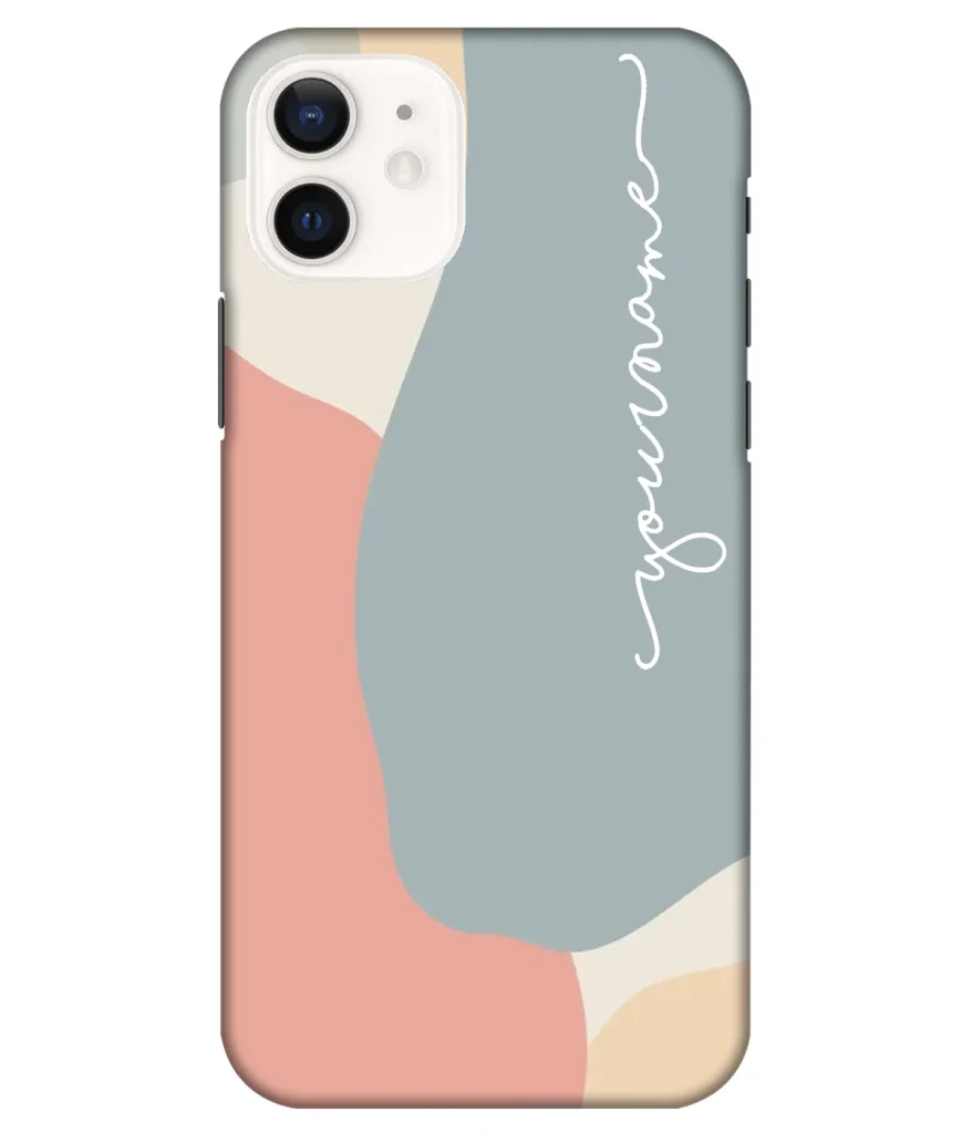 Abstract Colorful Pattern Printed Name Case