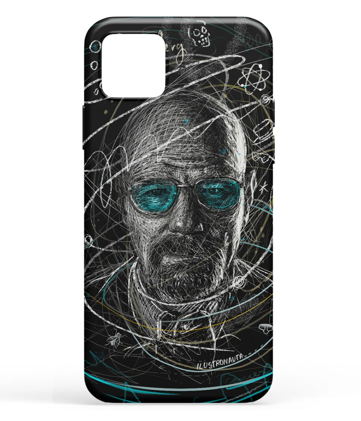 Hiesenberg Illustration Printed Soft Silicone Mobile Back Cover