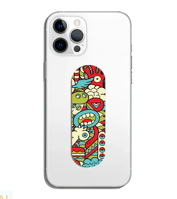 Abstract Doodle Art Phone Grip Slyder