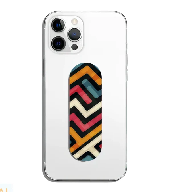 Abstract Lines Pattern Phone Grip Slyder