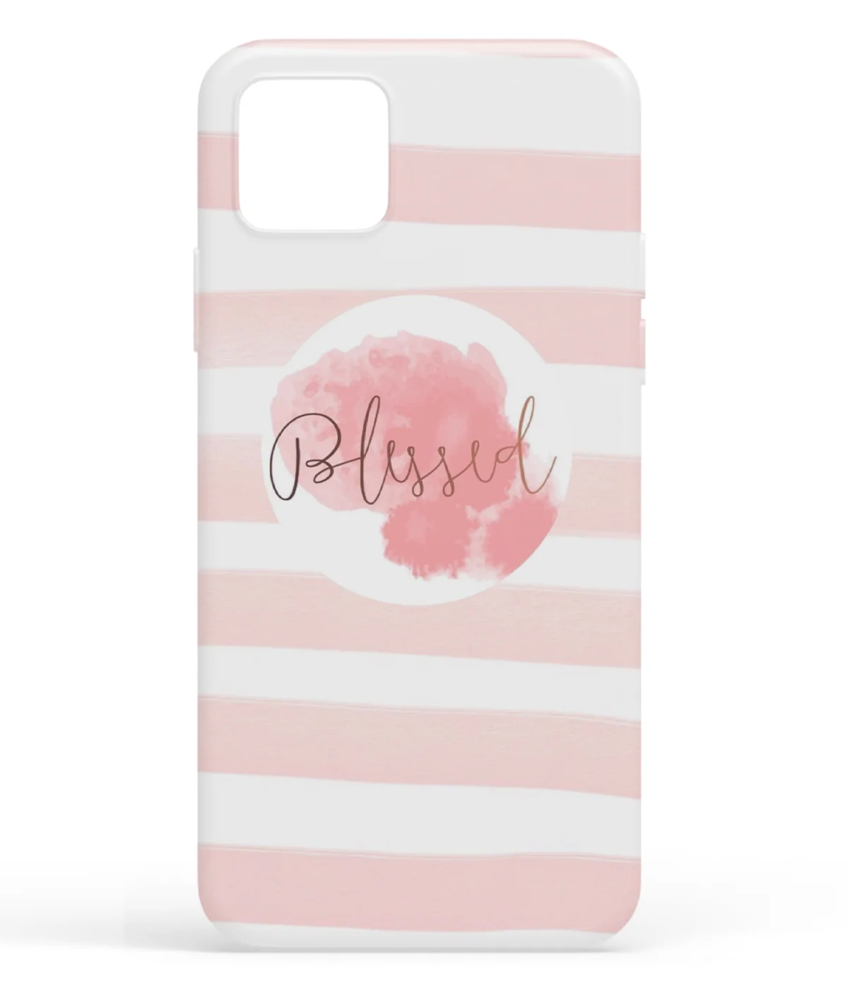 Blessed Rose Pink Printed Soft Silicone Mobile Back Cover