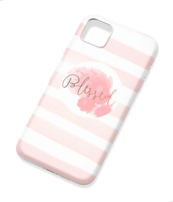 Blessed Rose Pink Printed Soft Silicone Mobile Back Cover
