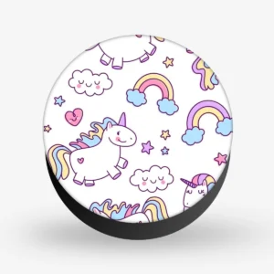 Unicorn Pattern Art Pop Socket