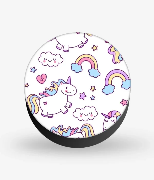 Unicorn Pattern Art Pop Socket