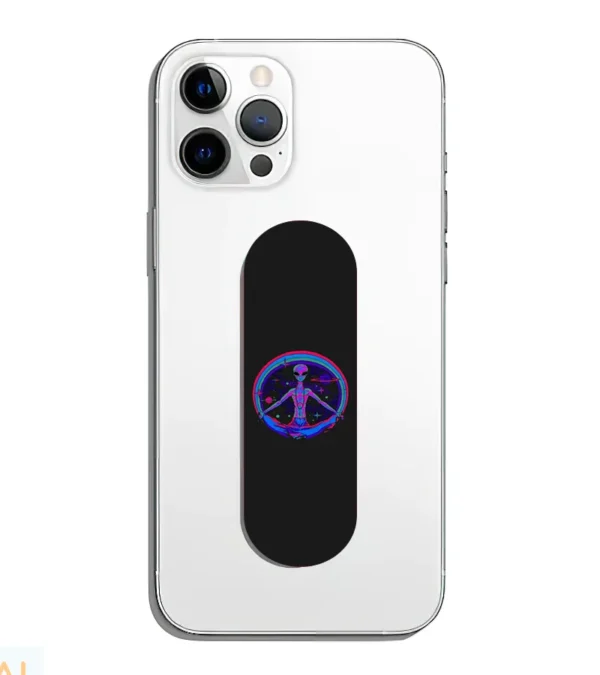 Aesthetic Alien Peace Art Phone Grip Slyder