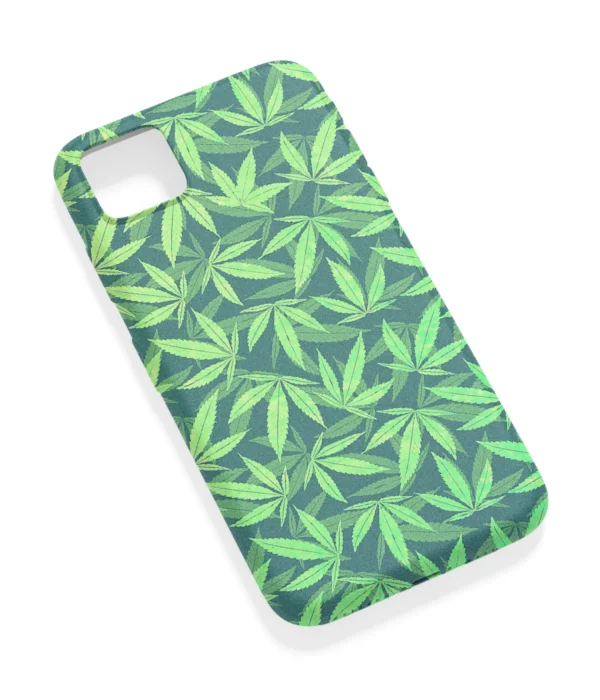 Leaves Pattern Printed Soft Silicone Mobile Back Cover