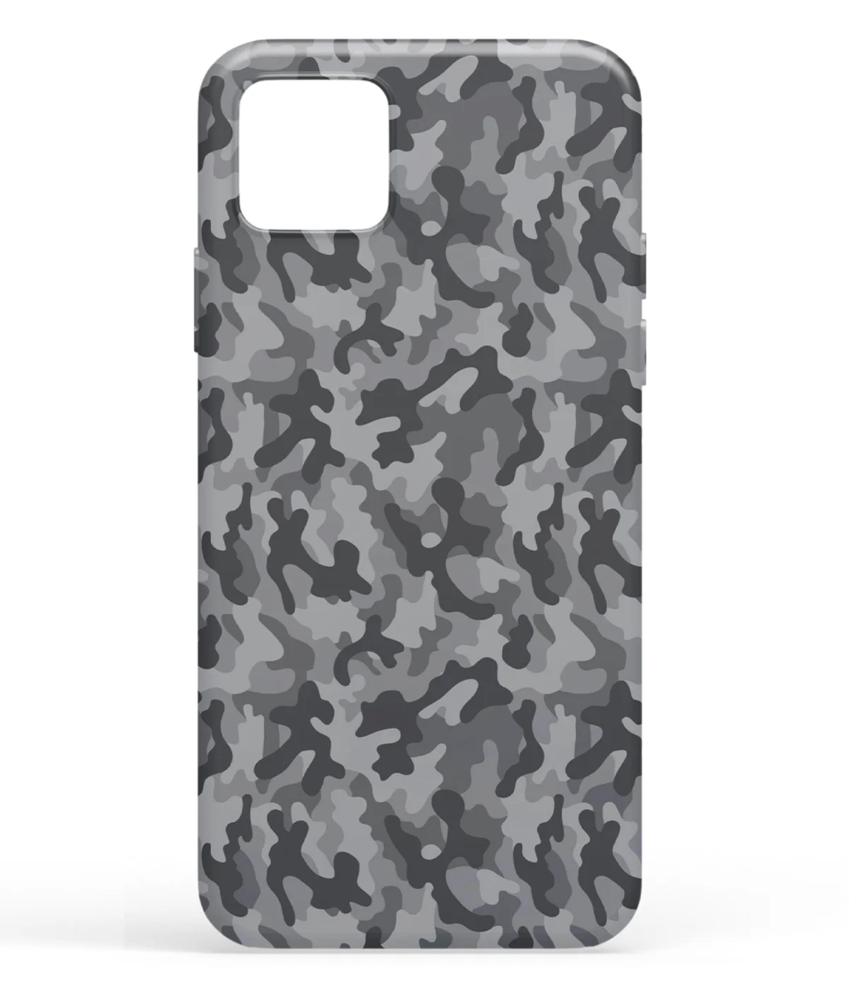 Cameo Pattern Grey Printed Soft Silicone Mobile Back Cover
