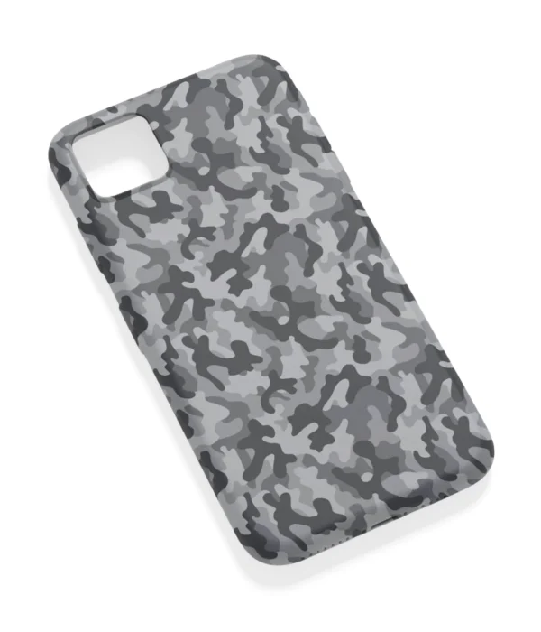 Cameo Pattern Grey Printed Soft Silicone Mobile Back Cover