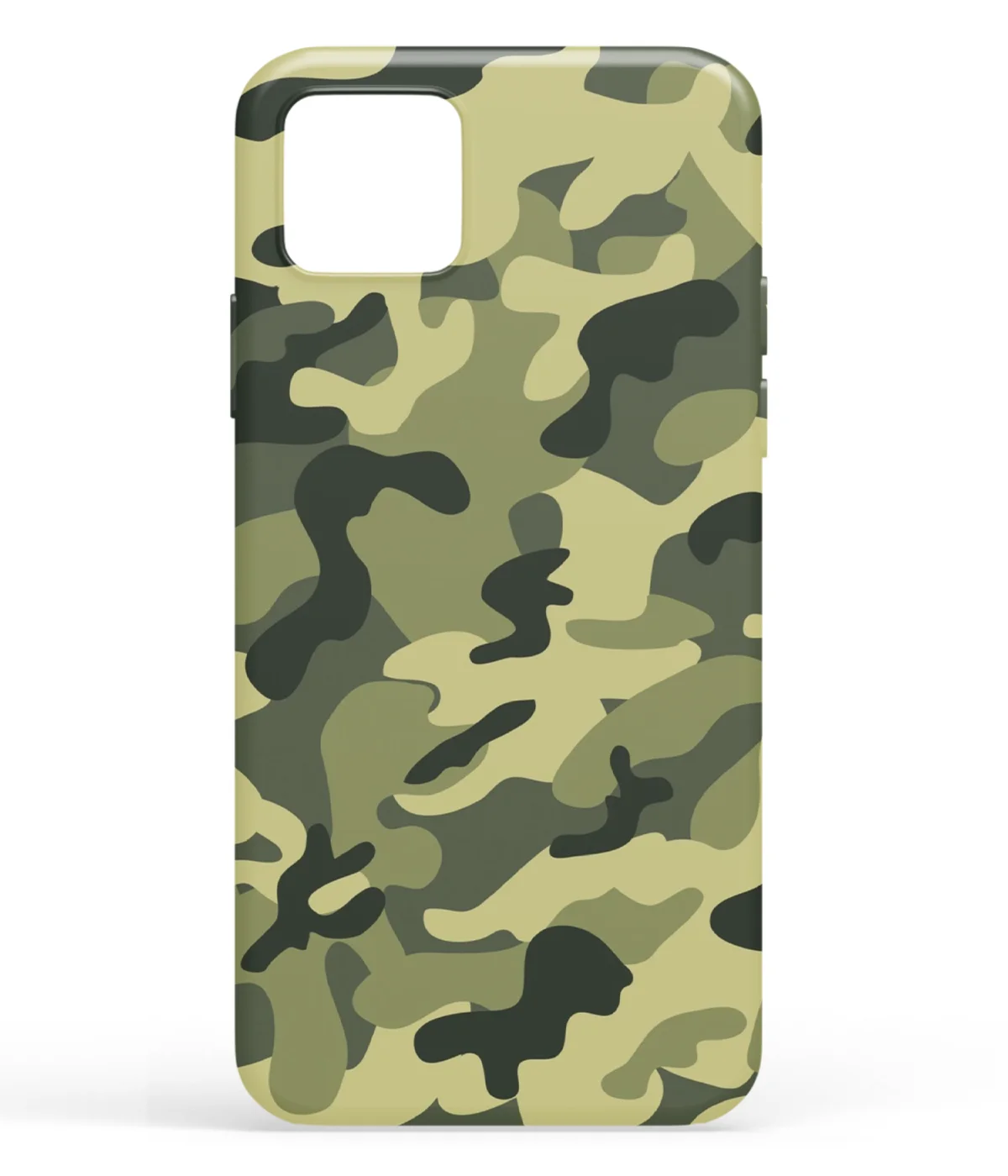 Camouflage Dark Green  Printed Soft Silicone Mobile Back Cover
