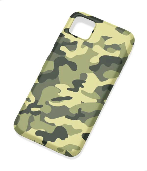 Camouflage Dark Green  Printed Soft Silicone Mobile Back Cover