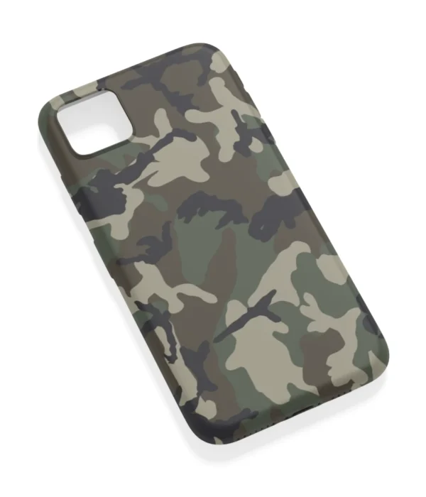 Camouflage Texture Brown Printed Soft Silicone Mobile Back Cover